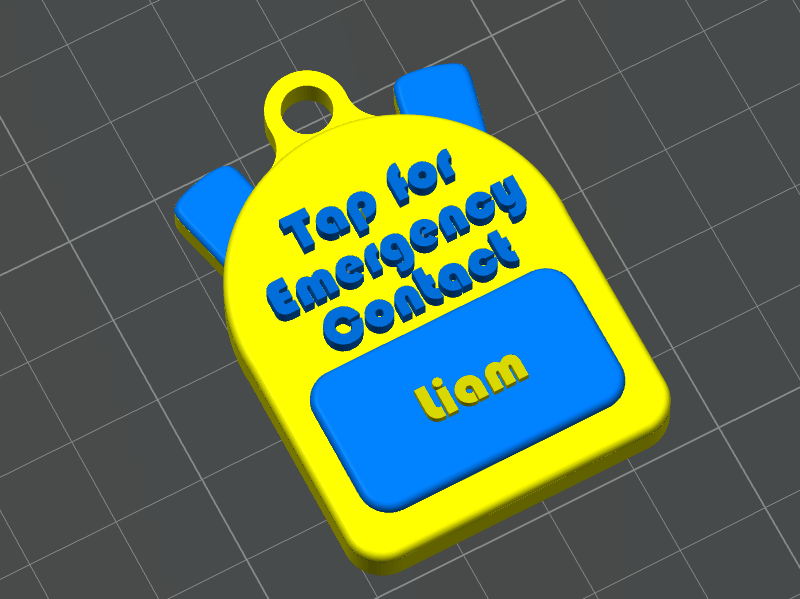 Tap For Emergency Keychains