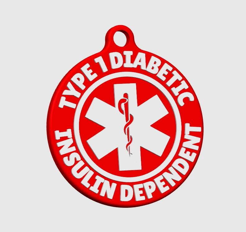Medical Emergency Keychain