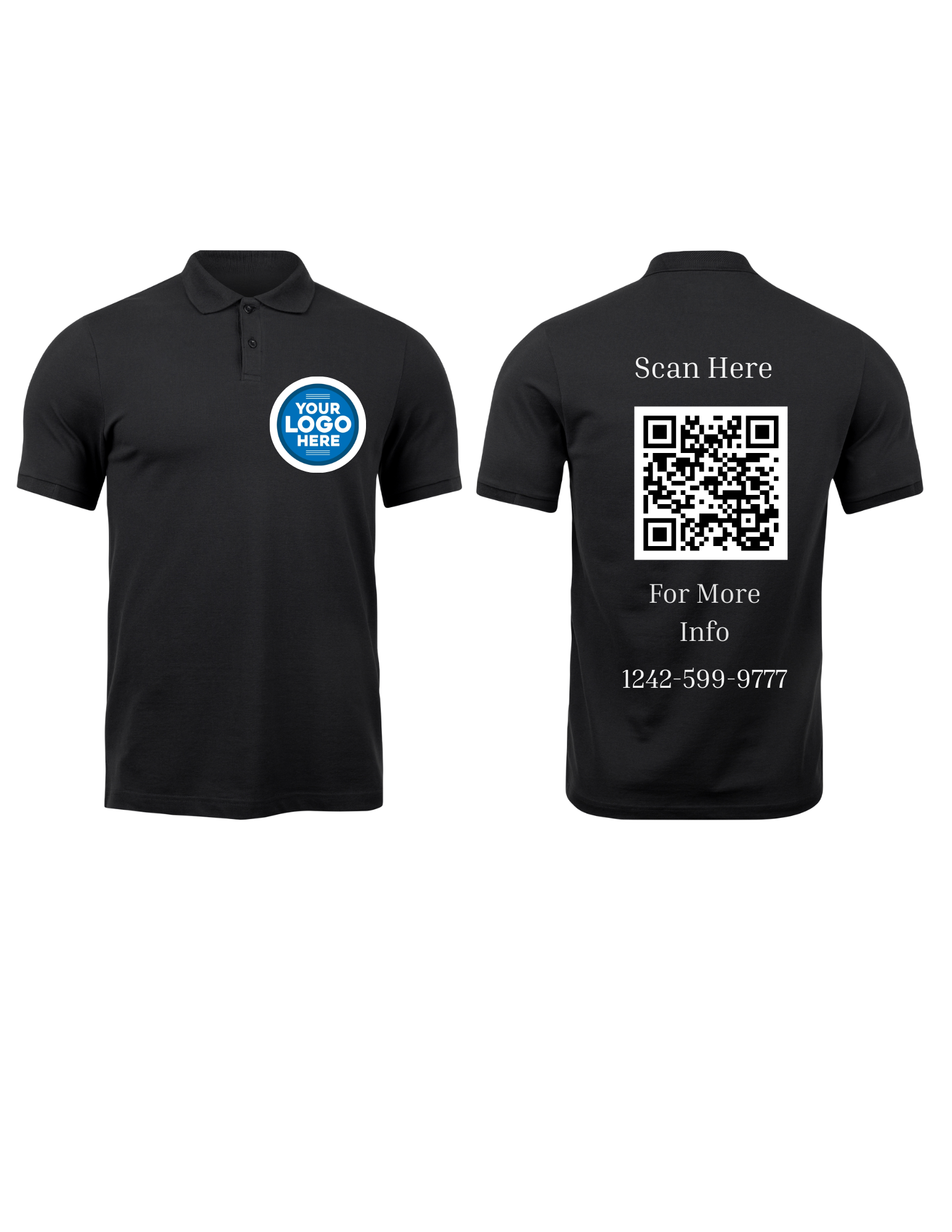 Business QR Code T-shirt