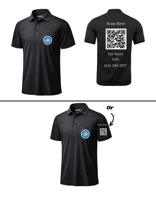 Business QR Code T-shirt